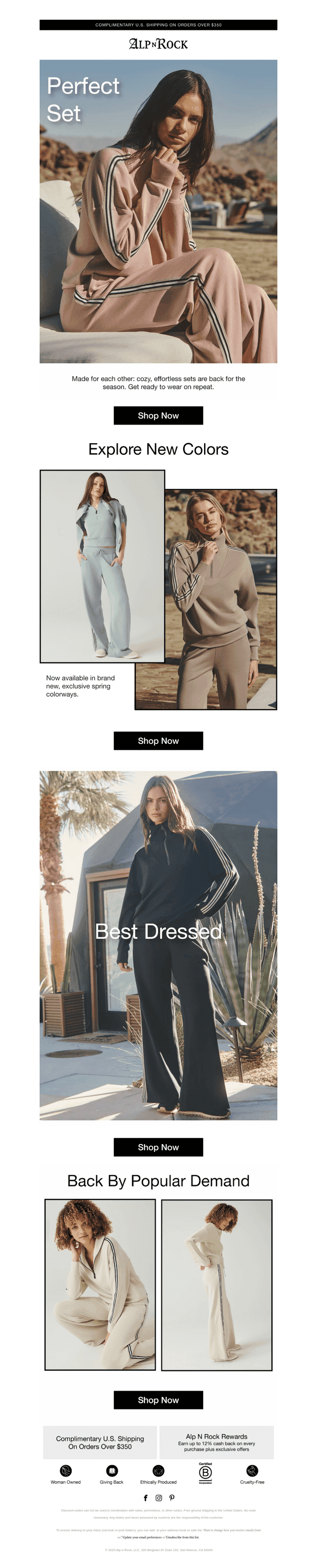 Brand New Cozy Sets