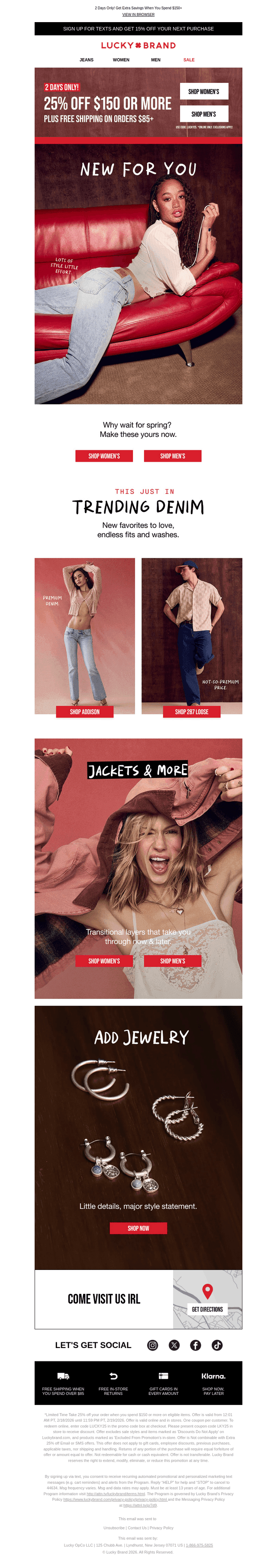 NEW ARRIVALS + Extra 25% OFF Inside!