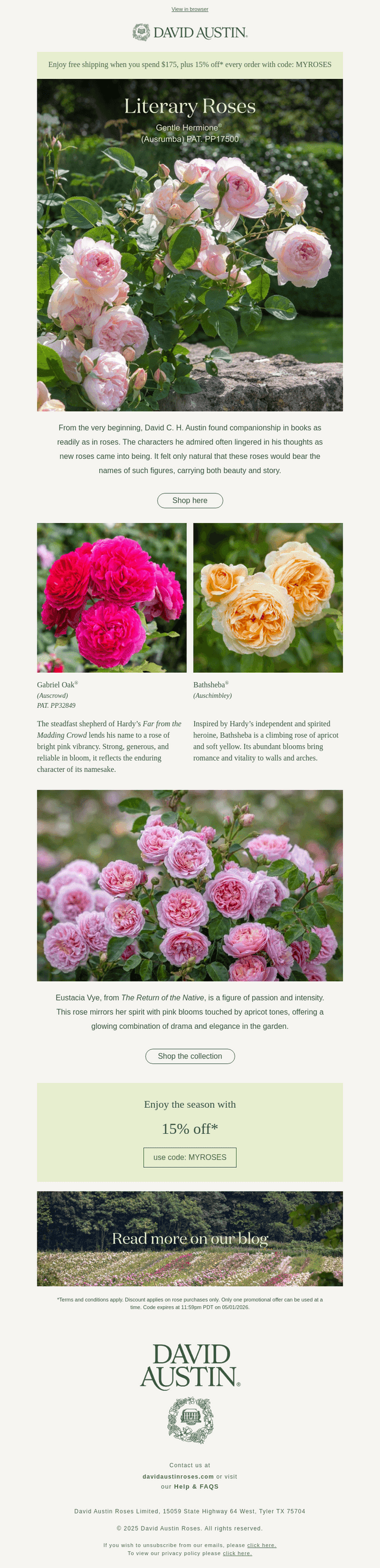 Literary Roses