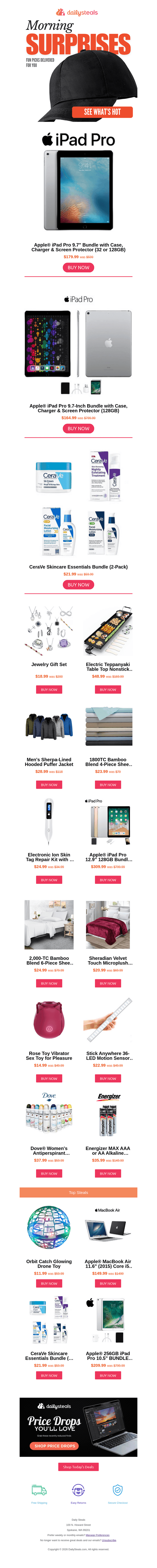 Today’s top steals