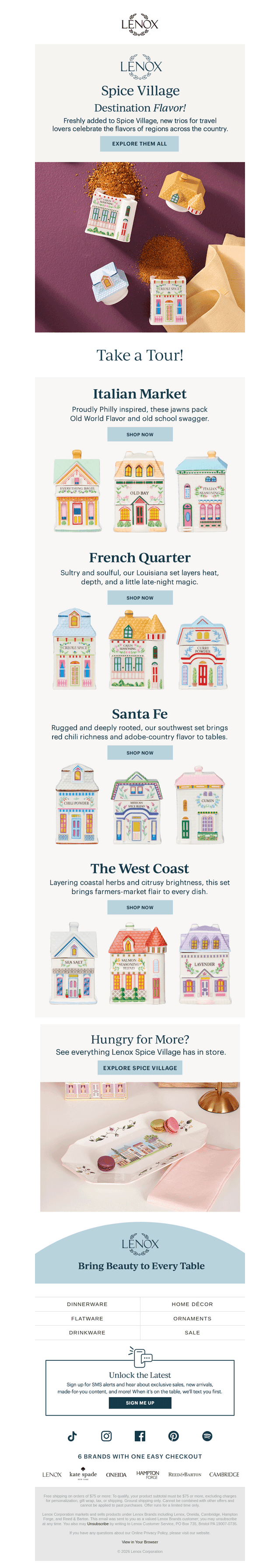NEW! Spice Village Regional Sets 🏡🌎