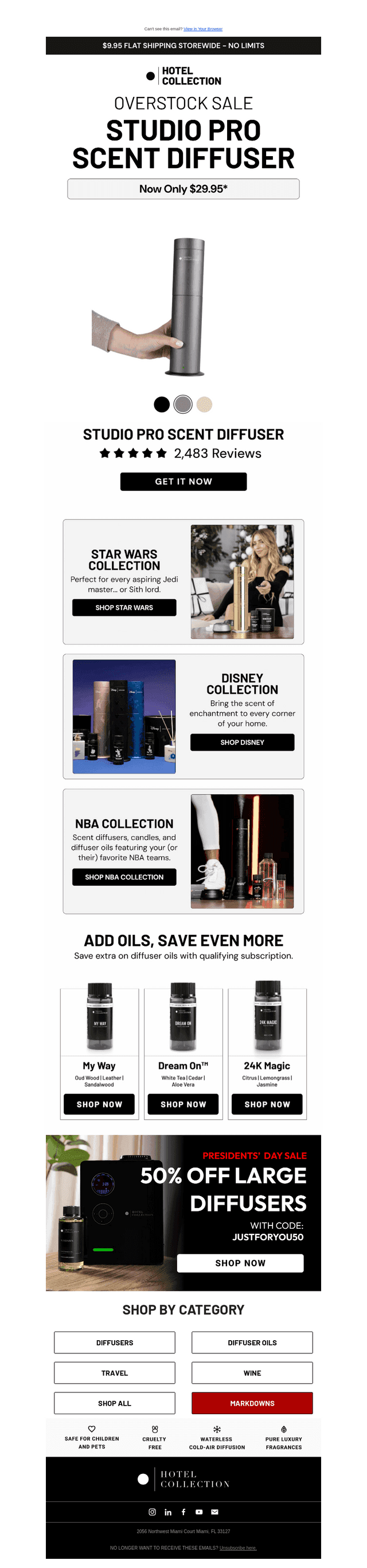 Overstock Sale: Studio Pro Scent Diffuser
