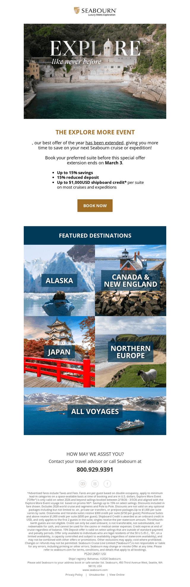 Now Extended! Our Explore More Event