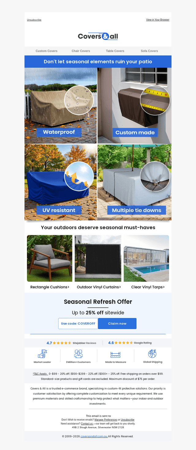 Protection that works year-round