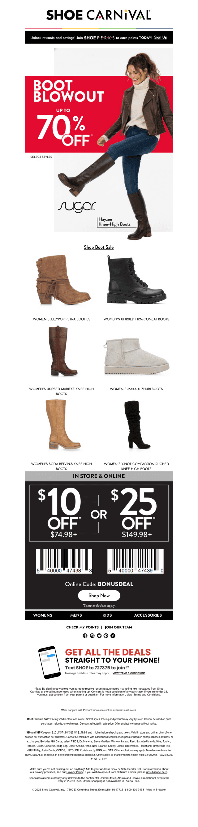 70% Off Your Favorite Boots!