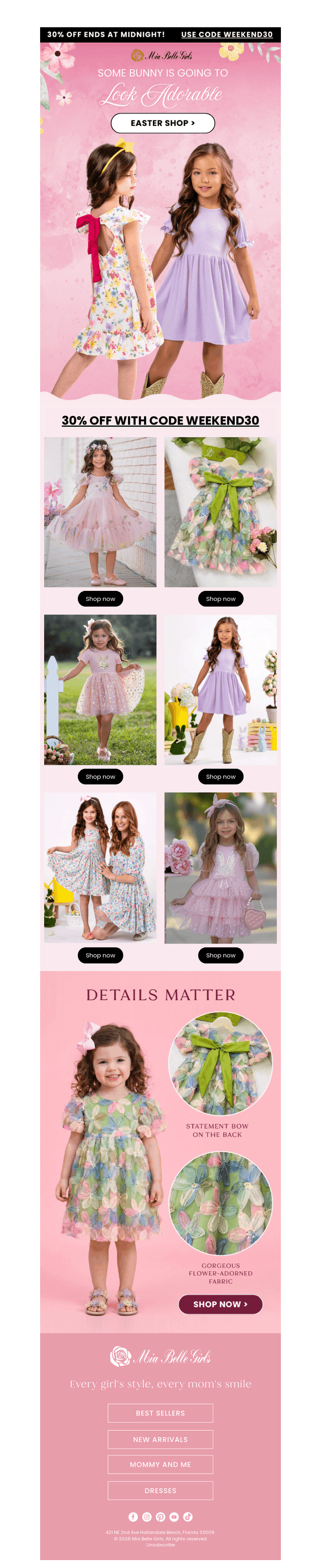 30% OFF Easter-ready looks are here!🌷🩵