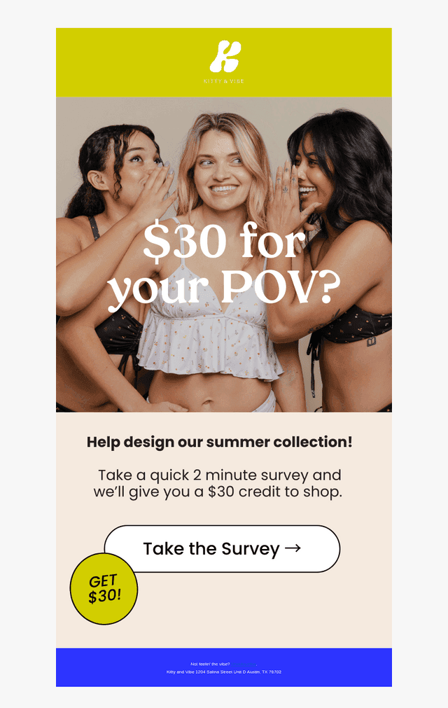 $30 for your POV!?
