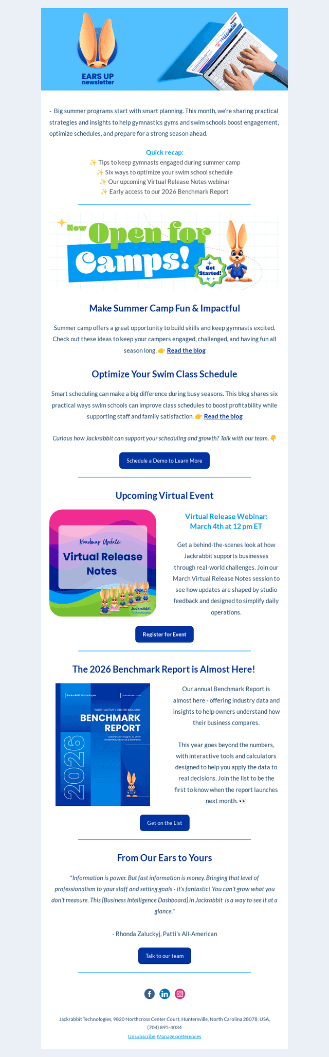 Jackrabbit Technologies email from Thu, Feb 19, 2026