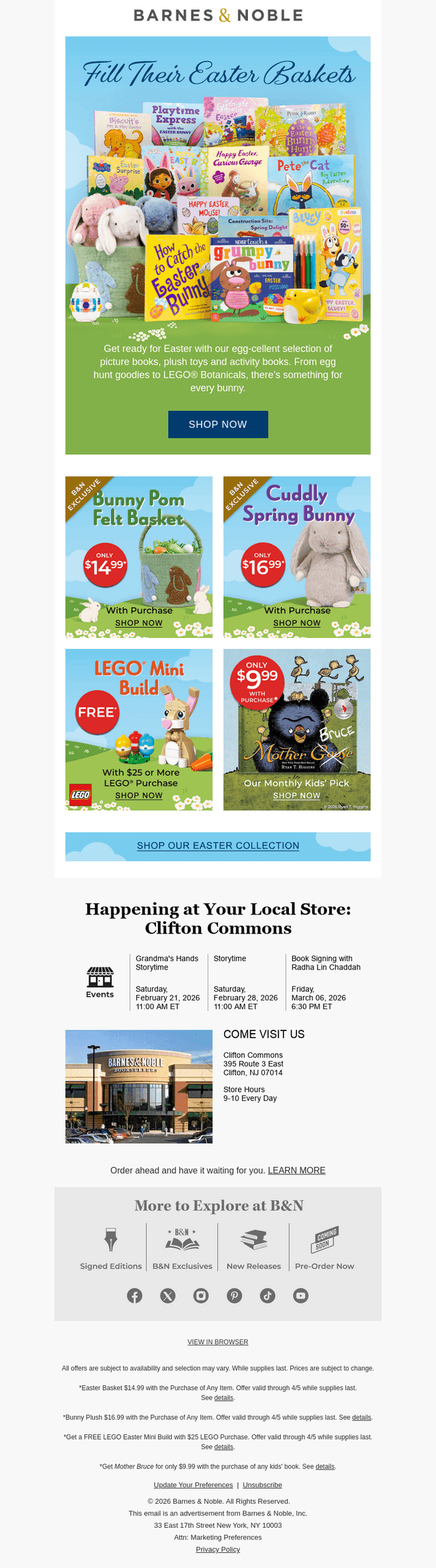 Barnes & Noble email from Fri, Feb 20, 2026