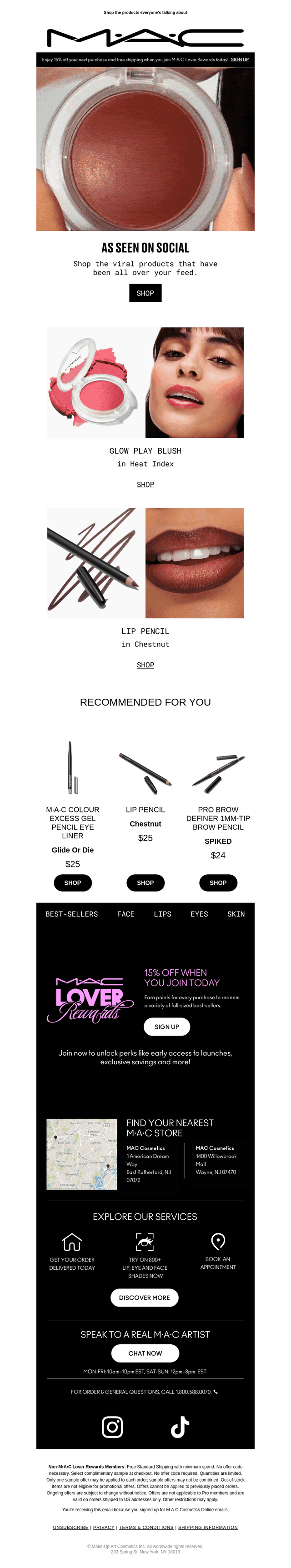 MAC Cosmetics email from Fri, Feb 20, 2026