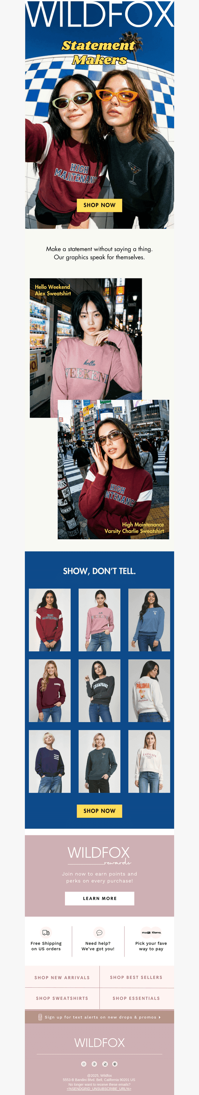 Talk To The Sweatshirt