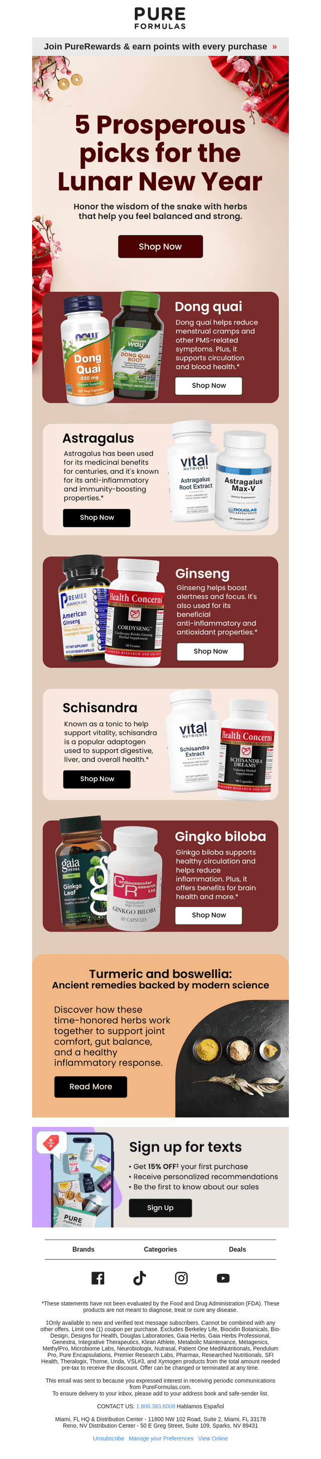 PureFormulas email from Sat, Feb 21, 2026