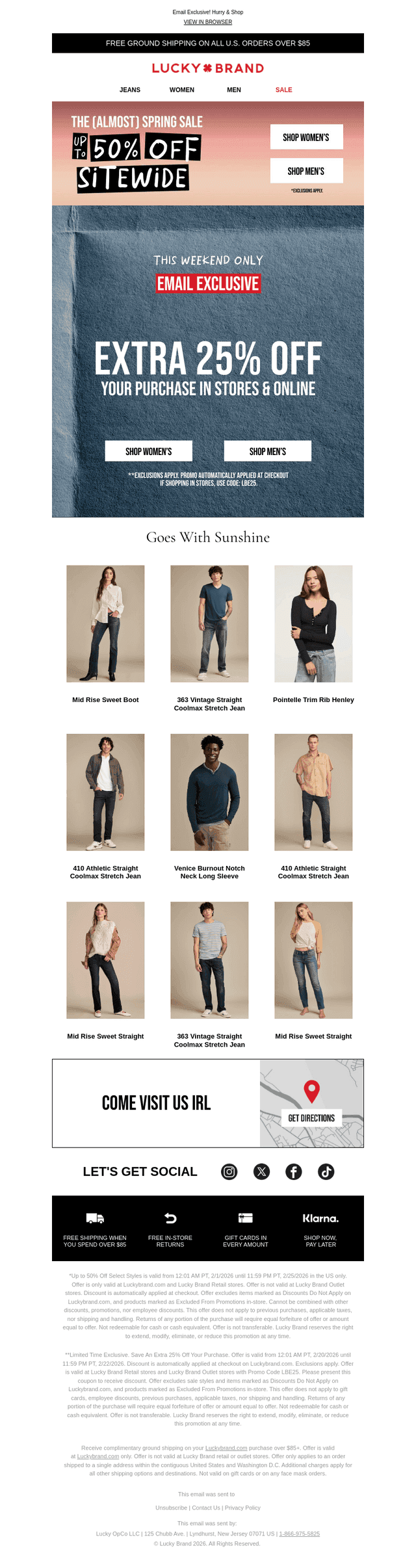 Stack Up To 50% + EXTRA 25% OFF Your Order
