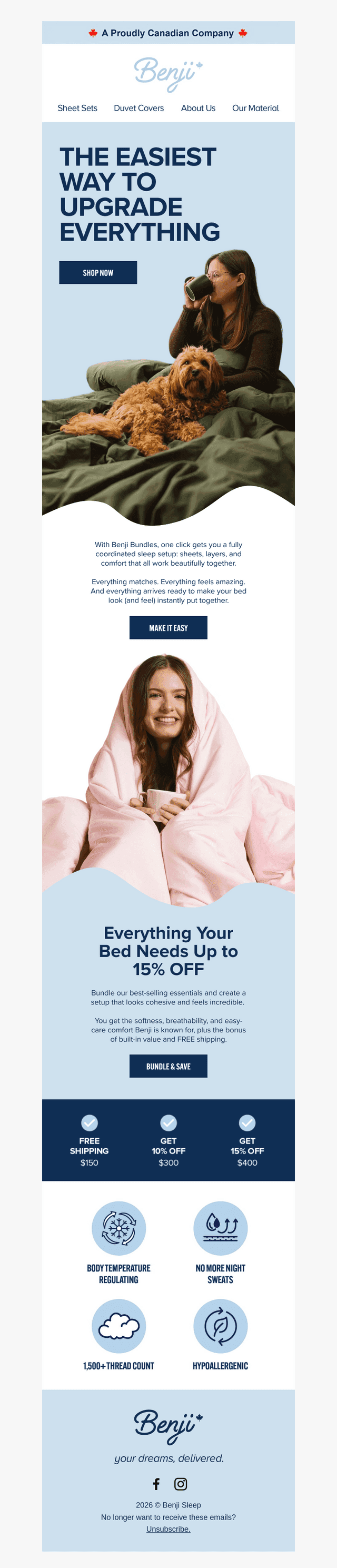 Make Your Bed Feel Brand New