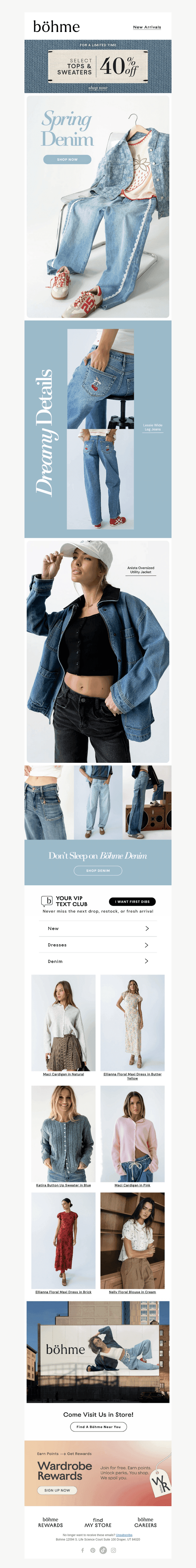 Select Tops & Sweaters ON SALE