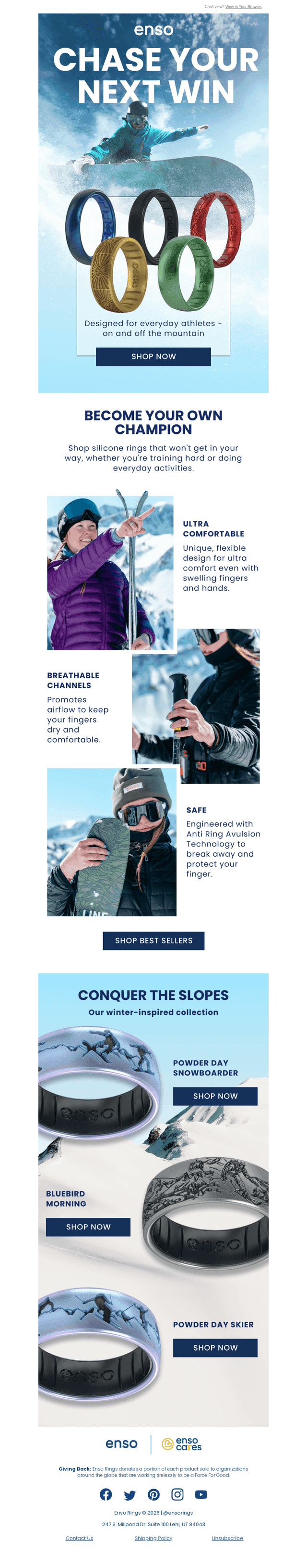 Winning accessories for the everyday champion