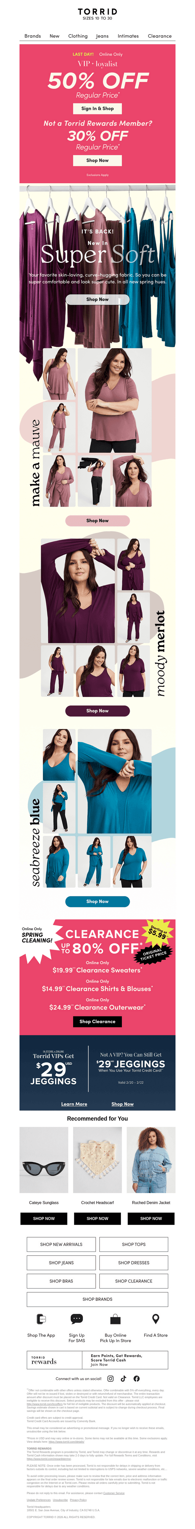 It's back! Your fave: the Super Soft collection