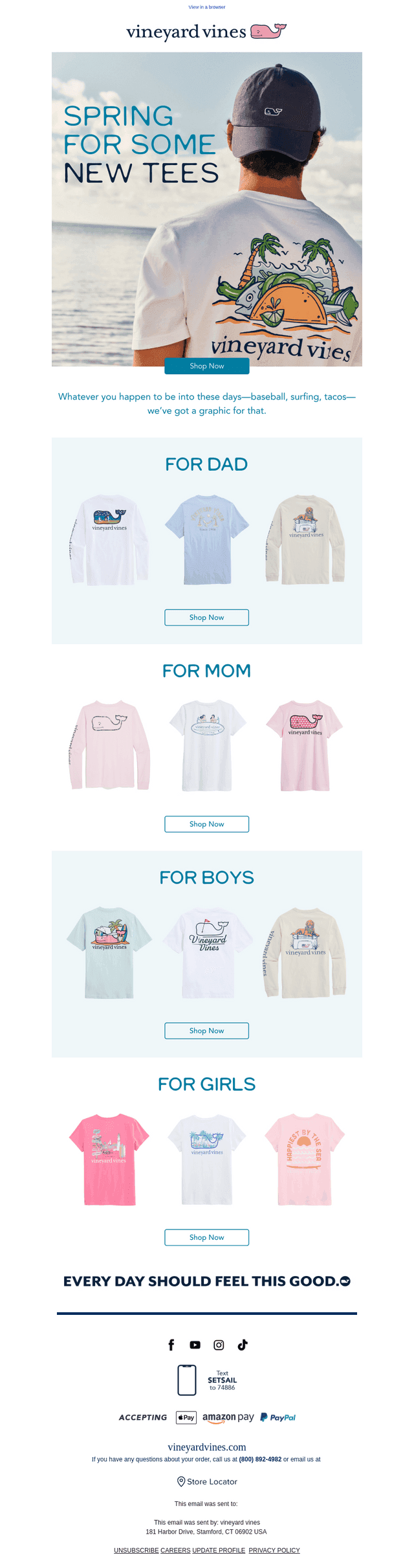 Spring For It: New Tees For Everyone 🌮 ⚾ 🐳