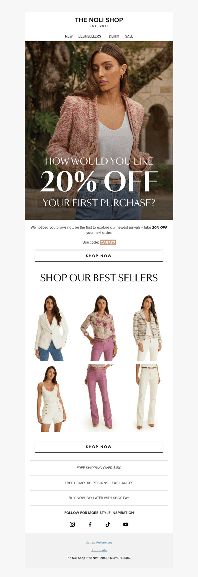 Exclusive 20% OFF Just for You! 🎁