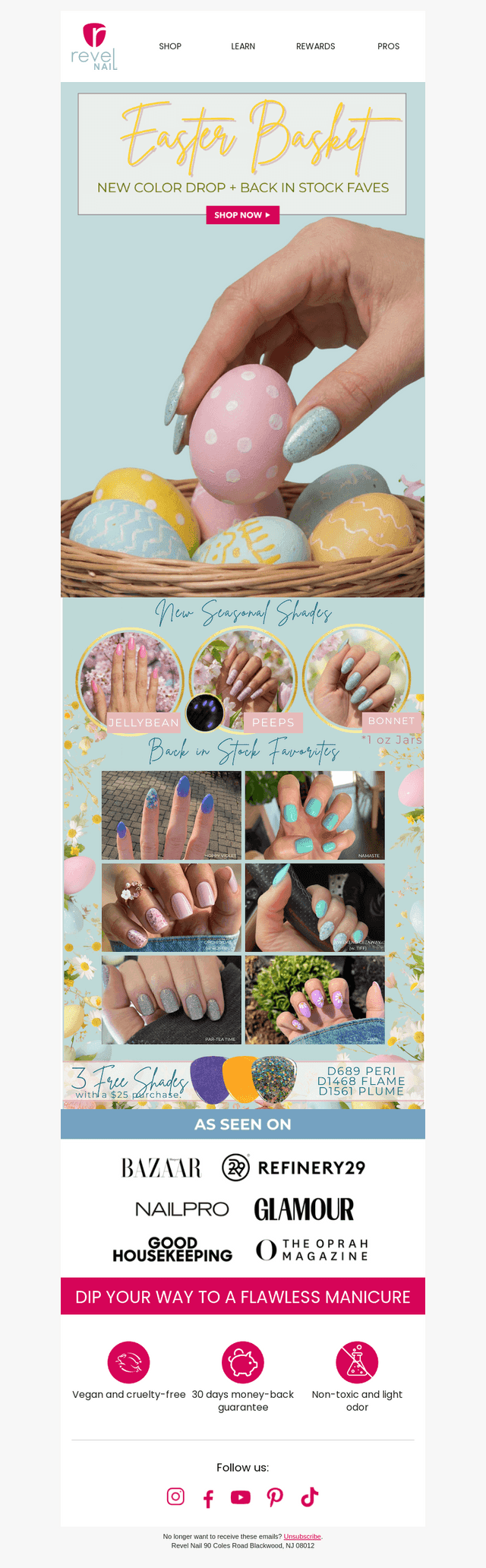 🌸 Dip Into Your Easter Basket for NEW Spring Colors!🐣