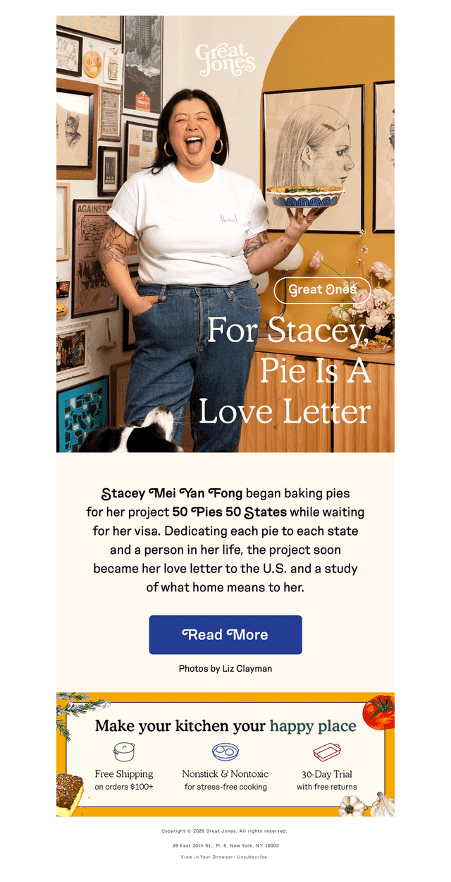 Great Jones email from Mon, Feb 23, 2026