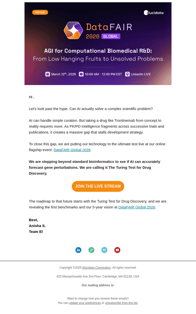 Elucidata email from Mon, Feb 23, 2026