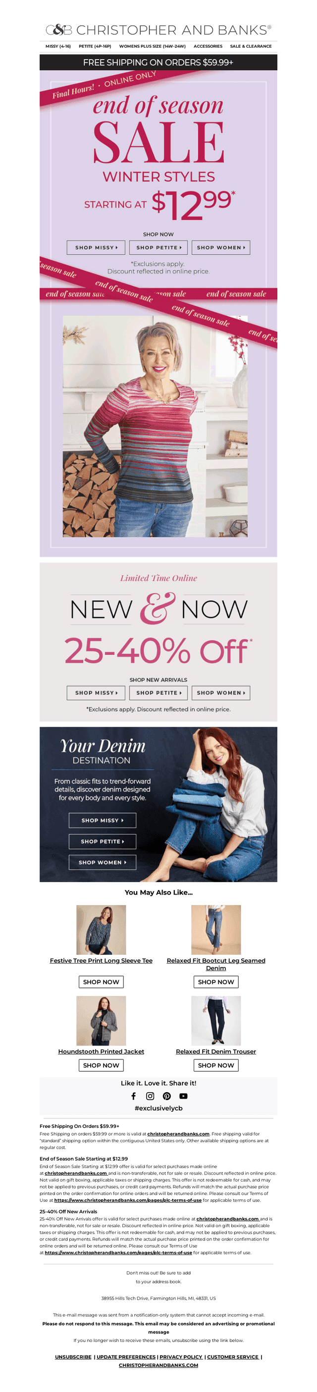 Last Call 📣 Styles From $12.99!