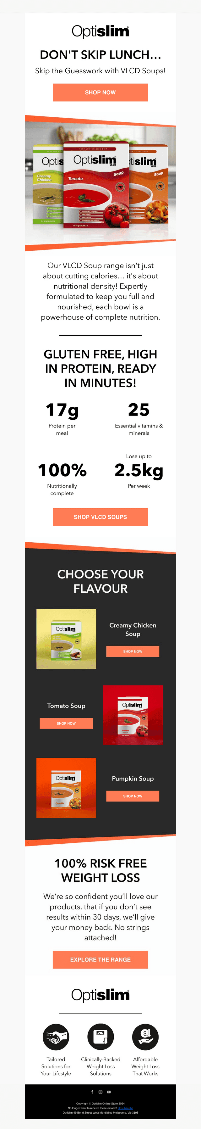 Don’t skip lunch. Skip the guesswork! 🍲