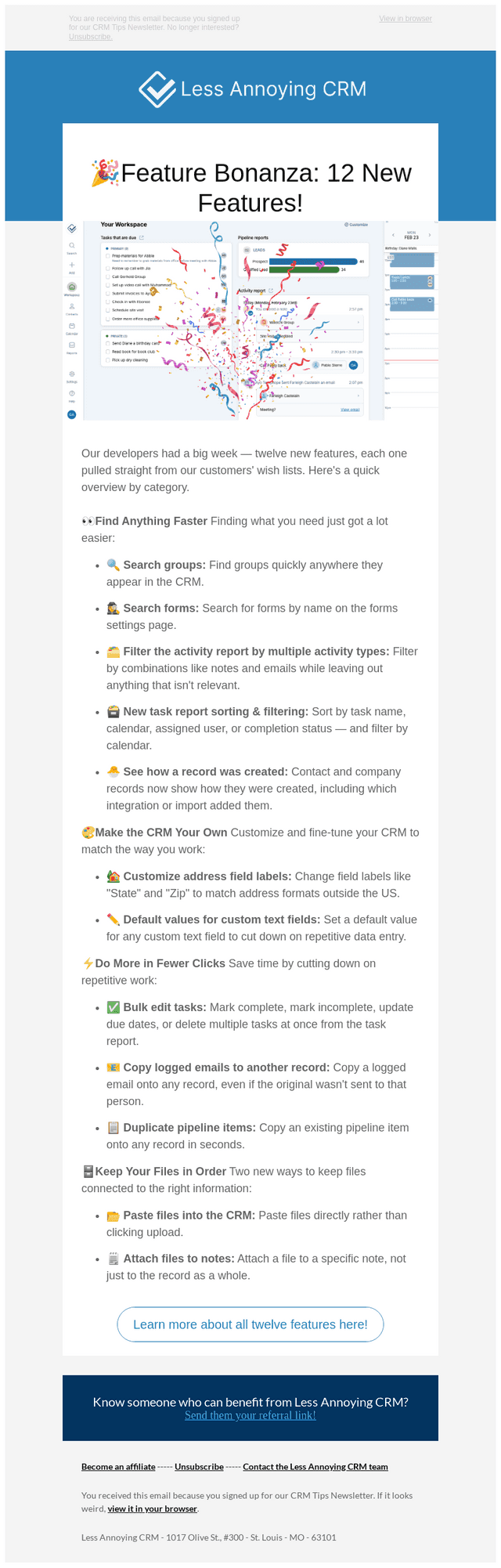 12 Brand New Features!
