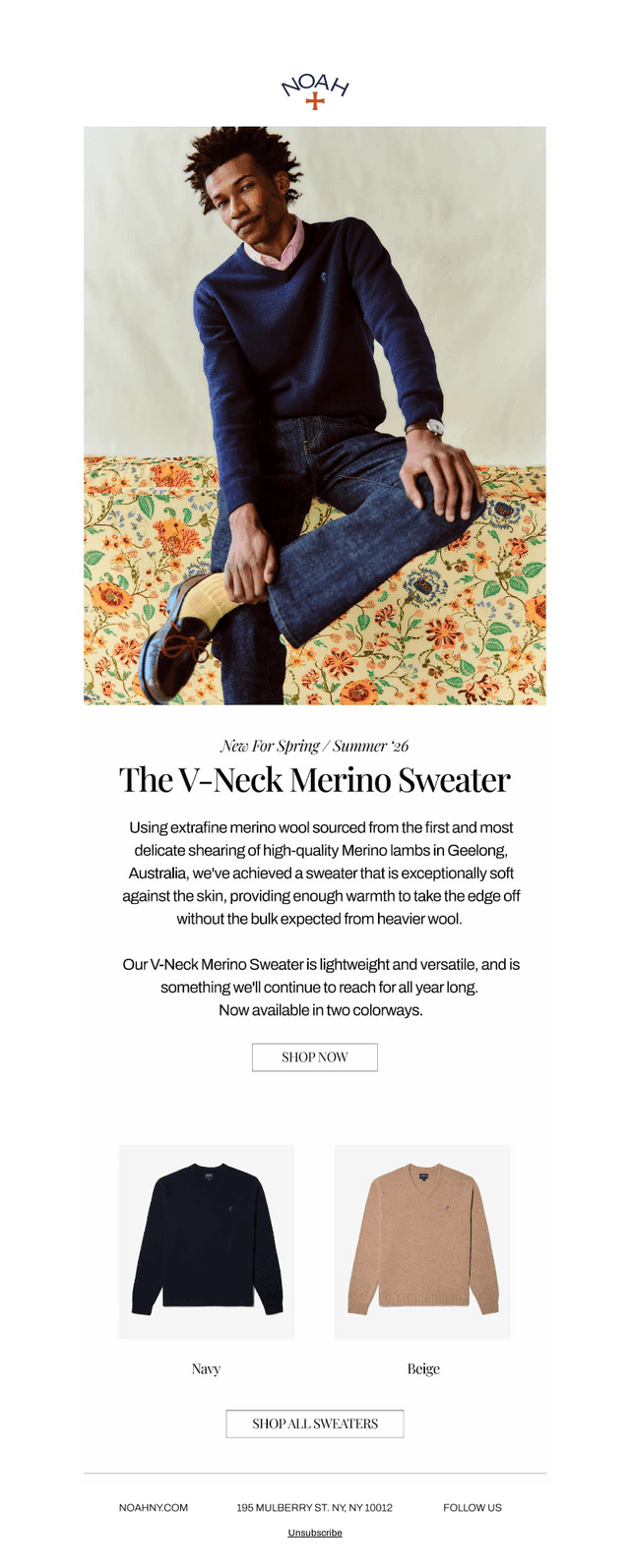 The V-Neck Merino Sweater