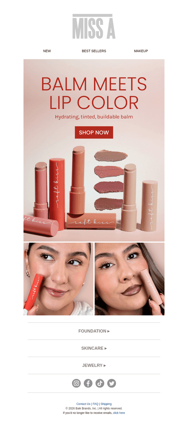 🧸🧋tinted LIP buildable COLOR