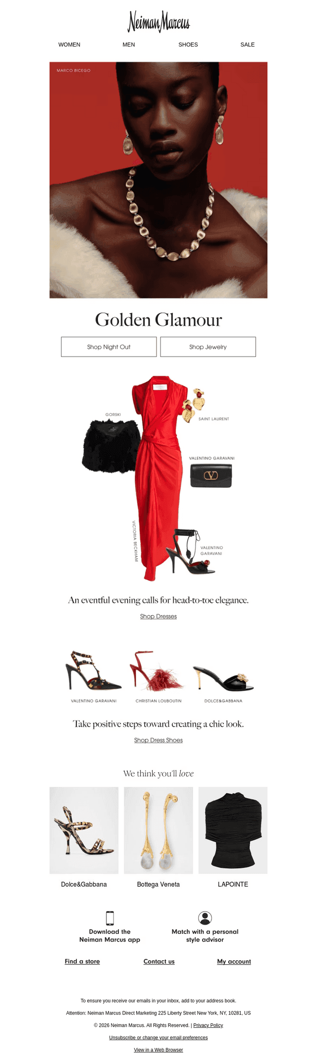 Entrance-making evening looks