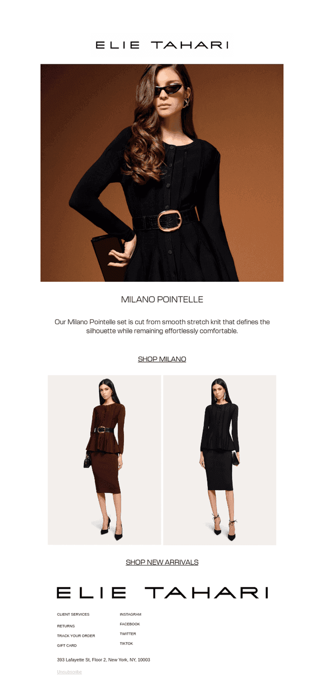 NEW // MILANO POINTELLE