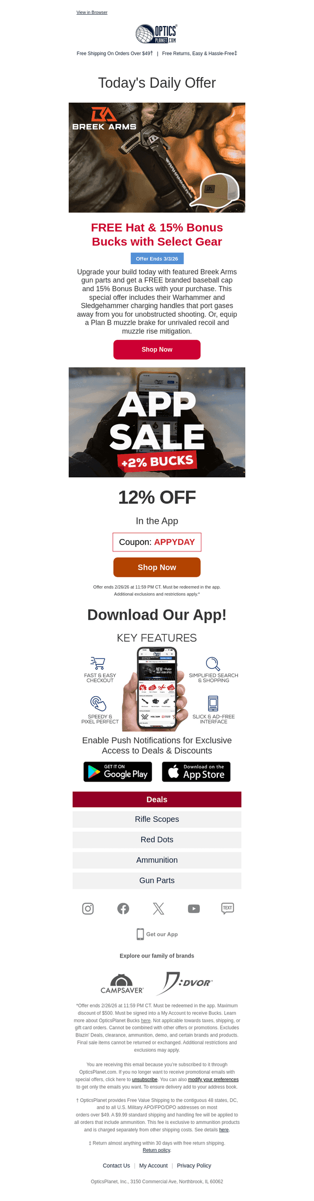 FREE Hat & 15% Bonus Bucks 💸