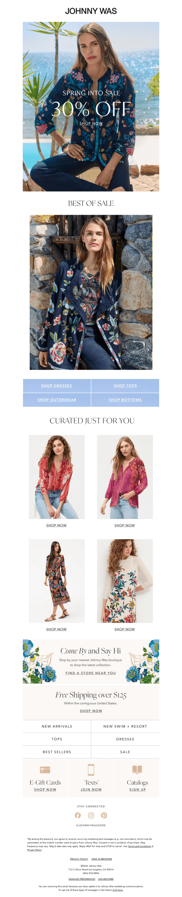 30% Off Standout Sale Styles
