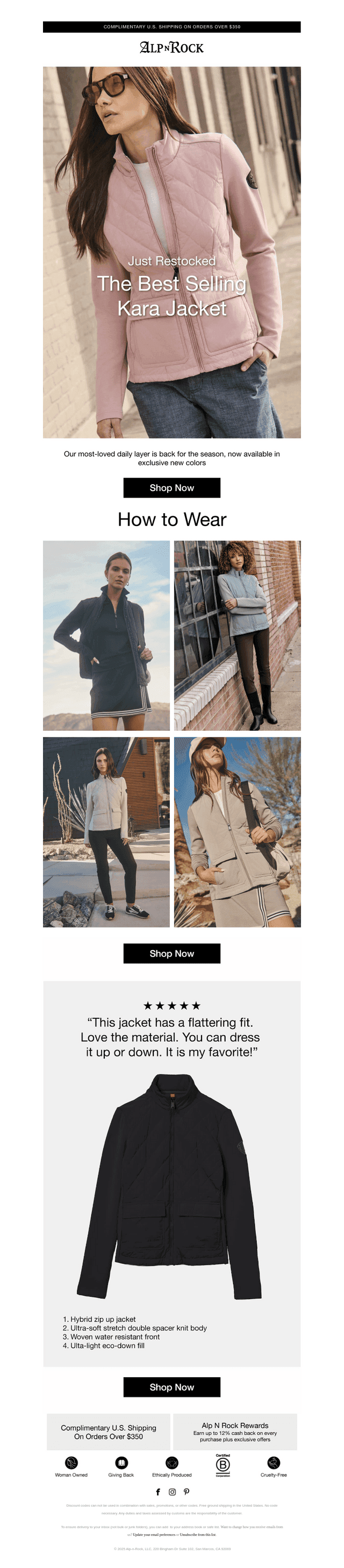 Just Restocked: The Kara Jacket