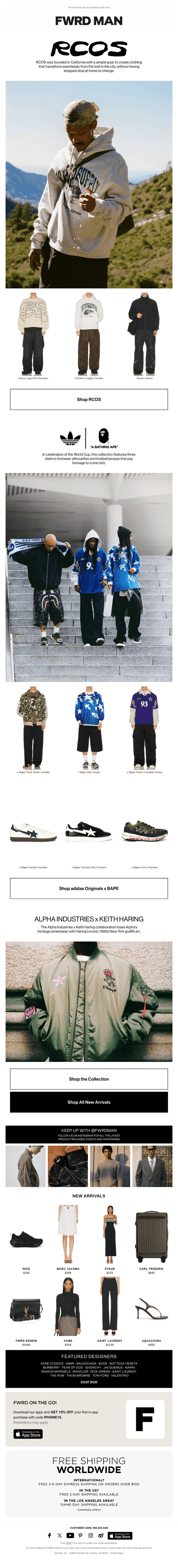 RCOS, adidas x BAPE, & introducing Alpha x Keith Haring