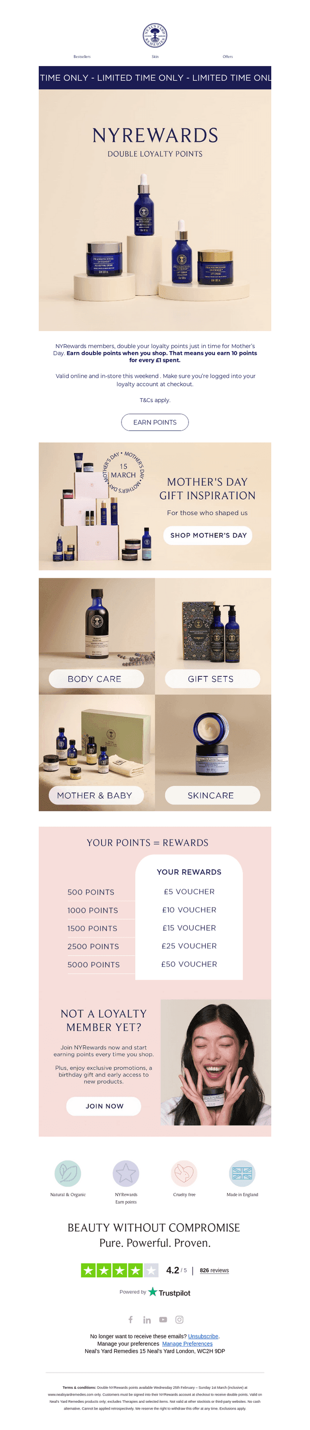 Neal's Yard Remedies email from Wed, Feb 25, 2026