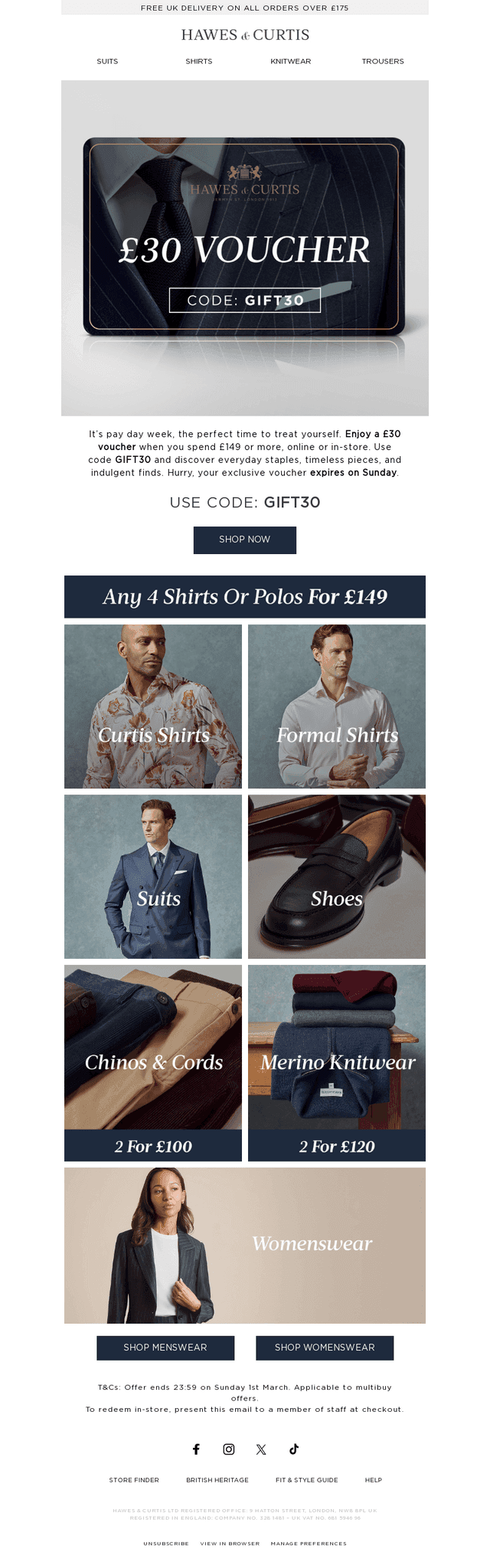 Your Exclusive £30 Voucher Inside