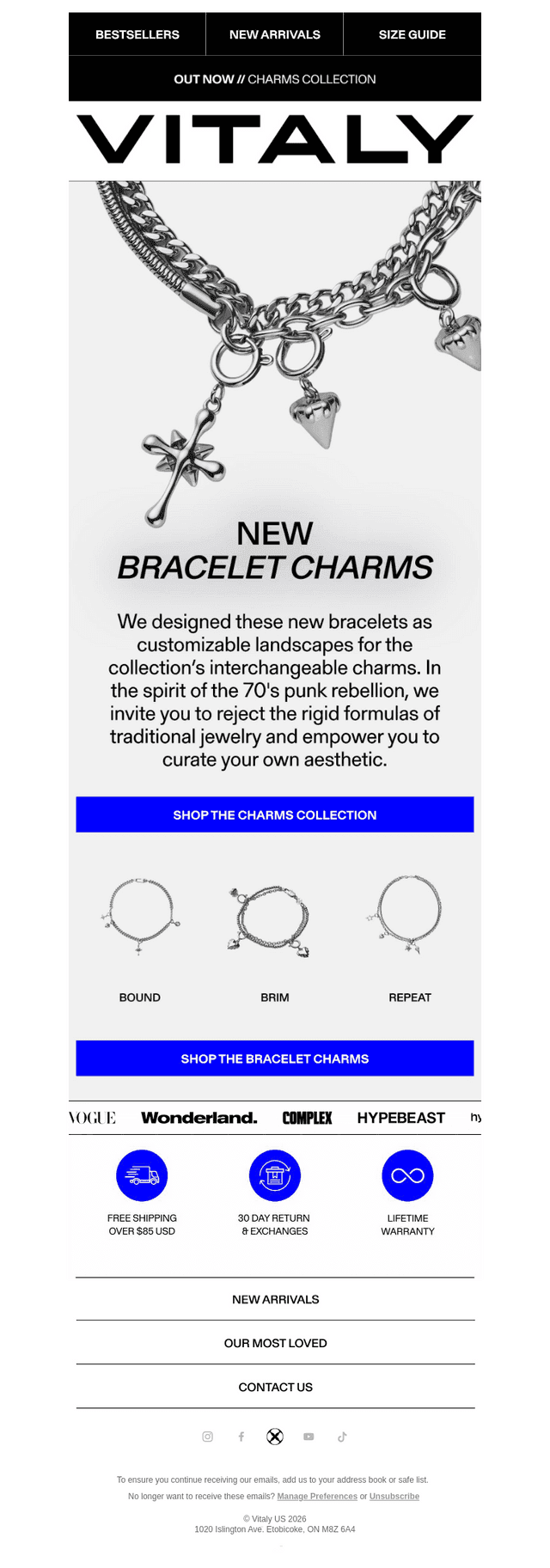 NEW: Bracelet Charms