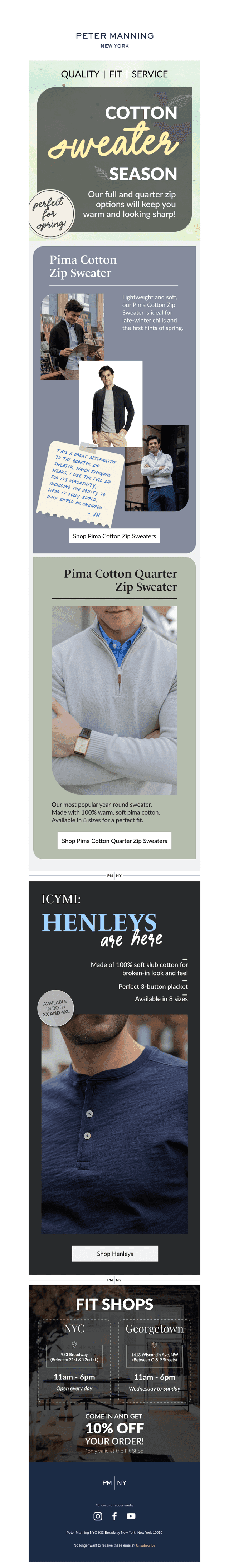 Cotton Sweater Season