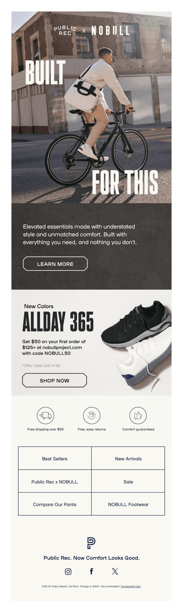 Save $50 On Clothes Built For Every Day