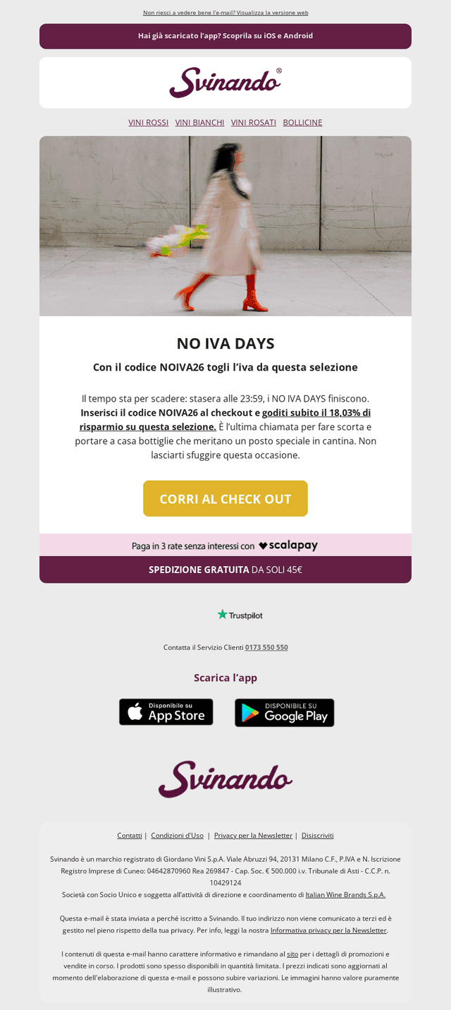 NO IVA DAYS: ultime ore! ⏰