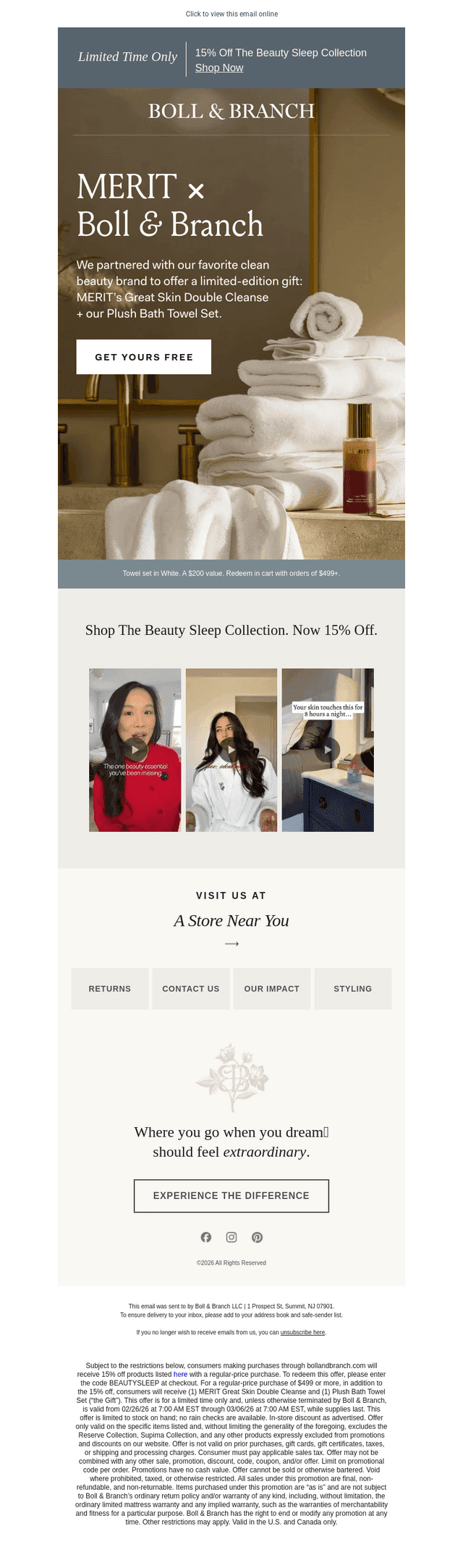 Introducing MERIT x Boll & Branch
