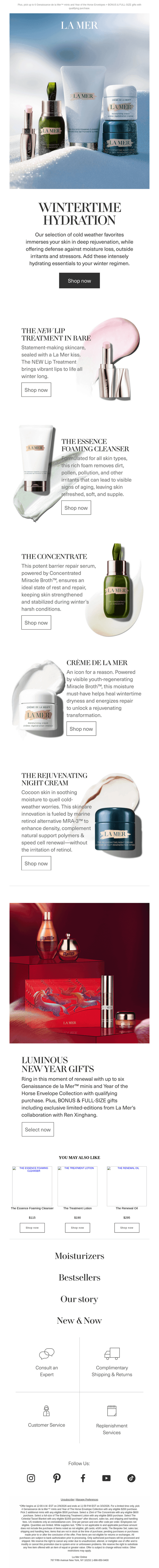 La Mer email from Thu, Feb 26, 2026