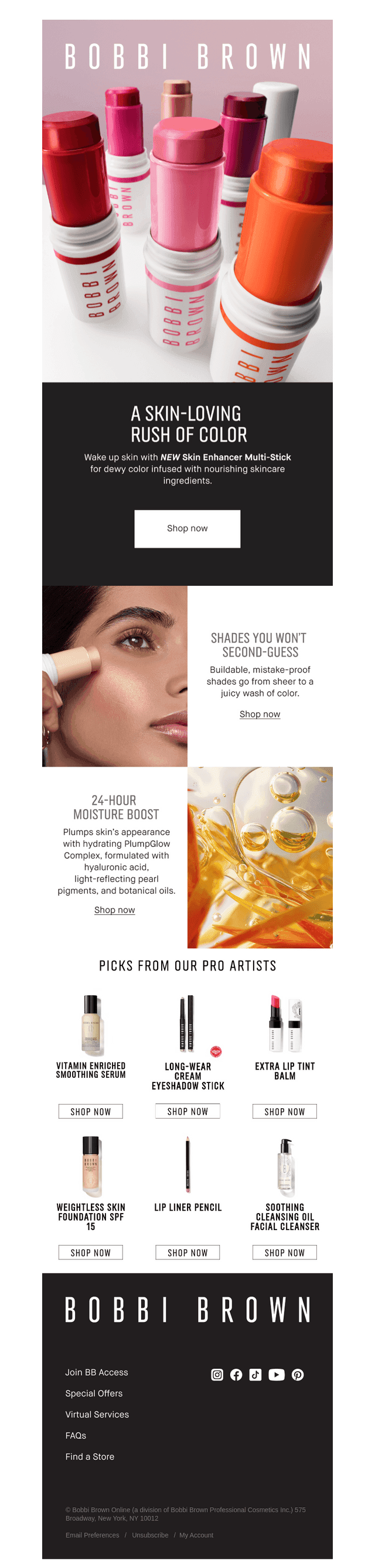 An instant boost for skin