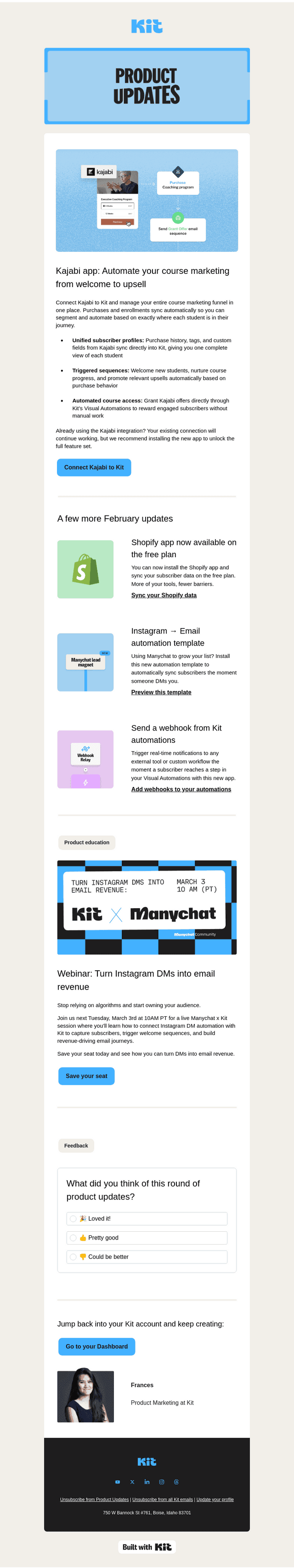 ConvertKit email from Thu, Feb 26, 2026