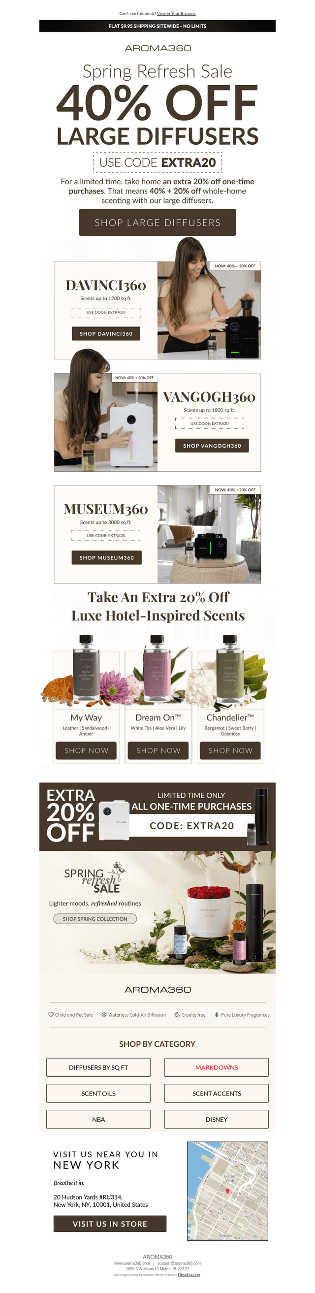 40% Off Large Diffusers + EXTRA 20%