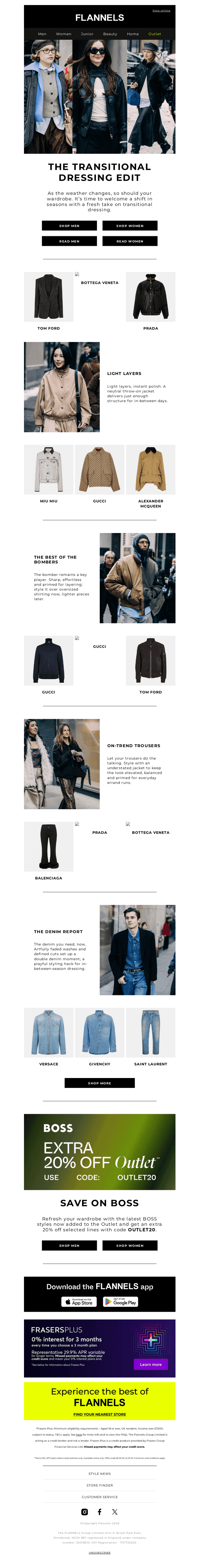 The transitional dressing edit