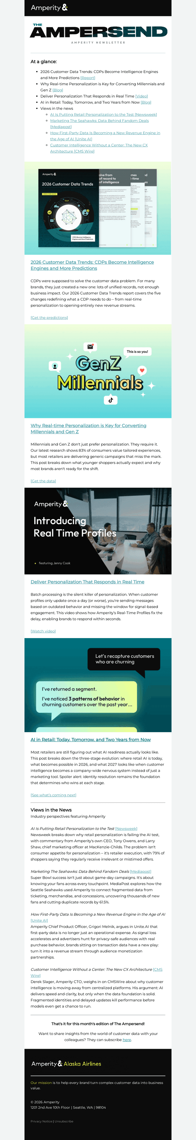 Amperity email from Thu, Feb 26, 2026